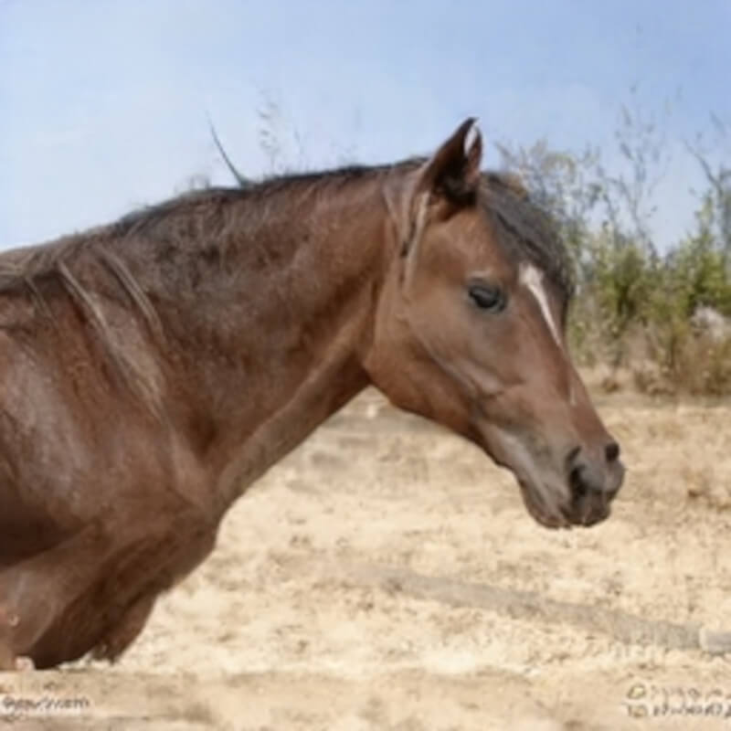 pretty brown horse
