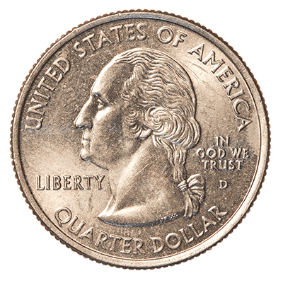 Front side of a coin.