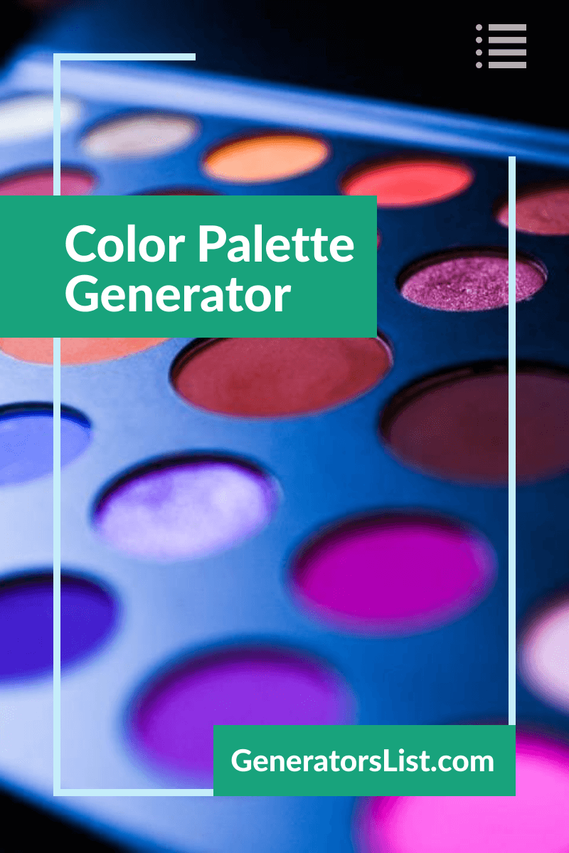 Color Palette Generator - Generators List