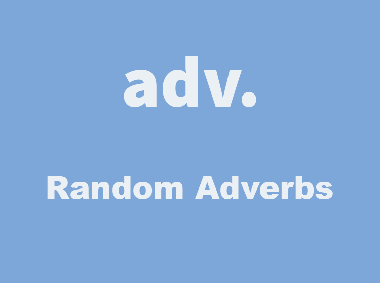 Random Adverb Generator