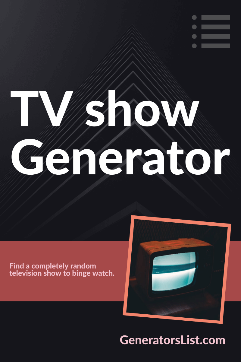 Tentacle poll Megalopolis TV Show Generator - Generators List