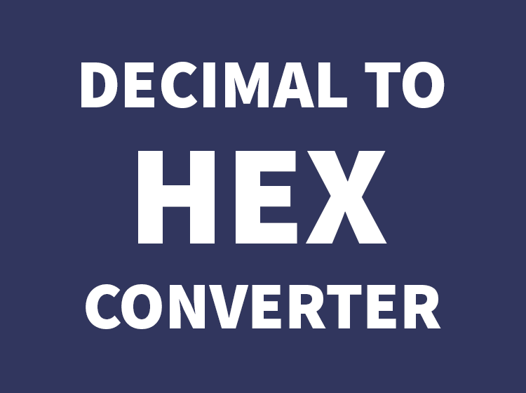 Decimal to Hex Converter