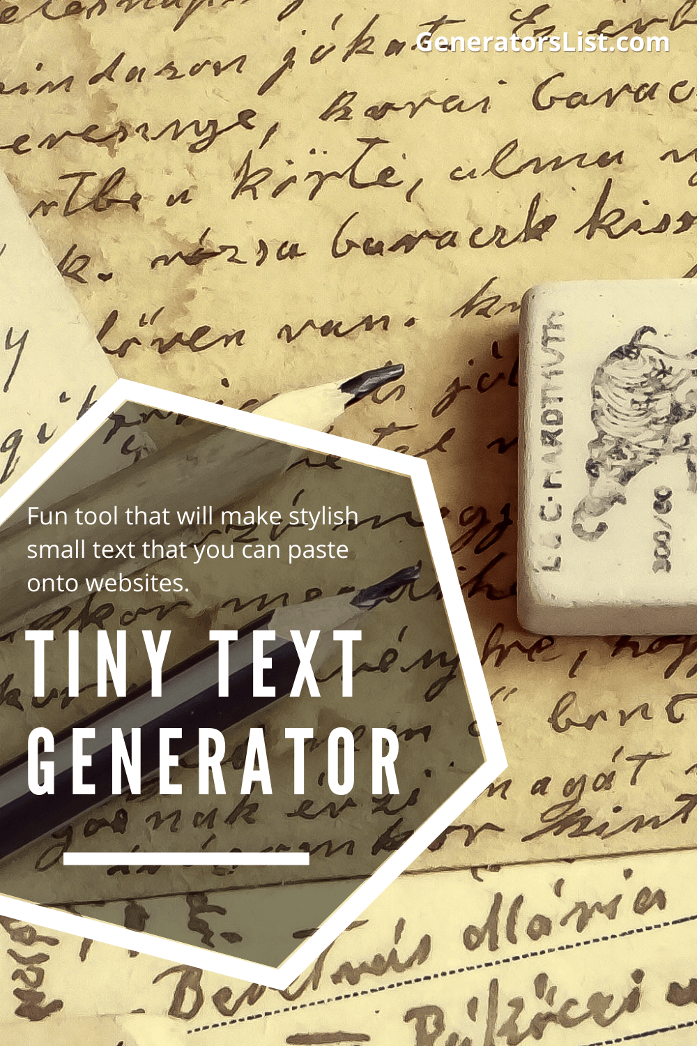 Tiny text generator create small text generators list