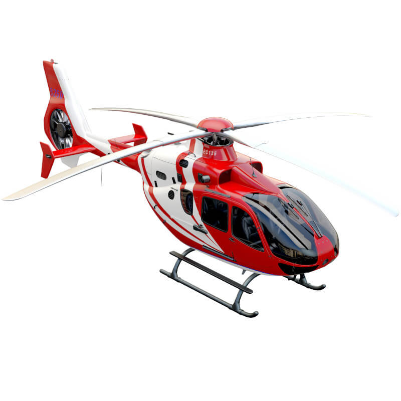 red model helicopter